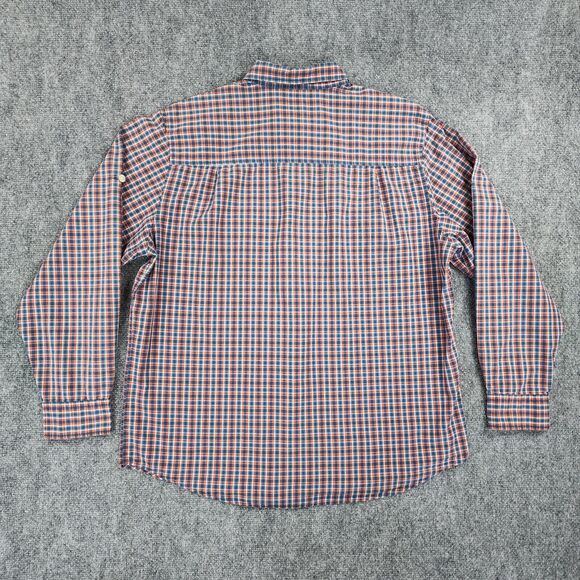 Woolrich Shirt Mens Large Plaid Roll Tab Sleeve Button Up Casual Outdoor Wear - Picture 3 of 16